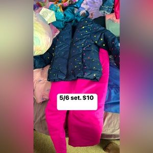 Winter jacket with snow pants